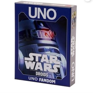 Star Wars UNO Droids Card Game - Blue and Silver